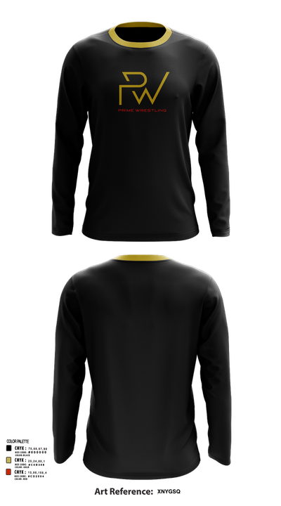 Prime Wrestling 25861032 Long Sleeve Performance Shirt 45