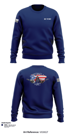 Crew Neck Sweatshirt, D2 Violent Crime Reduction Team, Police, Teamtime, Team time, sublimation, custom sports apparel, team uniforms, spirit wear, spiritwear, sports uniforms, custom shirts, team store, custom team store, fundraiser sports, apparel fundraiser