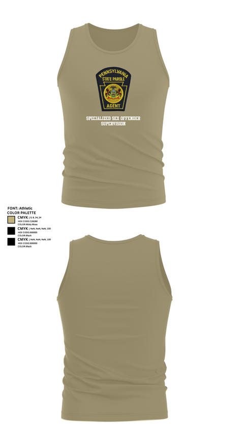 Tank Top, Specialized Sex Offender Supervision, Police, Teamtime, Team time, sublimation, custom sports apparel, team uniforms, spirit wear, spiritwear, sports uniforms, custom shirts, team store, custom team store, fundraiser sports, apparel fundraiser