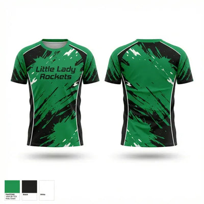 Little Lady Rockets 94372148 Short Sleeve Performance Shirt - 1