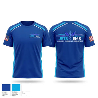Old School Cotton Feel Shirt, JETS, EMS/EMT, Teamtime, Team time, sublimation, custom sports apparel, team uniforms, spirit wear, spiritwear, sports uniforms, custom shirts, team store, custom team store, fundraiser sports, apparel fundraiser