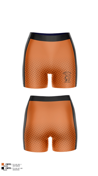 Womens Compression Shorts, Waterloo East Volleyball, Women's Volleyball, Teamtime, Team time, sublimation, custom sports apparel, team uniforms, spirit wear, spiritwear, sports uniforms, custom shirts, team store, custom team store, fundraiser sports, apparel fundraiser