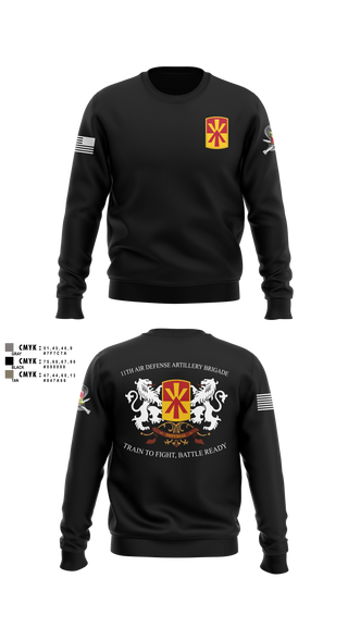 Crew Neck Sweatshirt, Bravo 1-43 ADA, Army, Teamtime, Team time, sublimation, custom sports apparel, team uniforms, spirit wear, spiritwear, sports uniforms, custom shirts, team store, custom team store, fundraiser sports, apparel fundraiser
