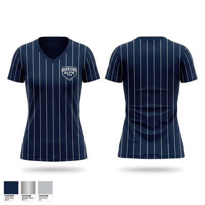 Silver State Elite Women's Short Sleeve V-neck Shirt - 1