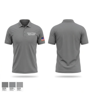 Short Sleeve Performance Polo, Hobart Police Department, Police, Teamtime, Team time, sublimation, custom sports apparel, team uniforms, spirit wear, spiritwear, sports uniforms, custom shirts, team store, custom team store, fundraiser sports, apparel fundraiser