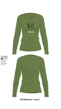 VMFA-121 16831306 Women's Long Sleeve V-neck Shirt - 42