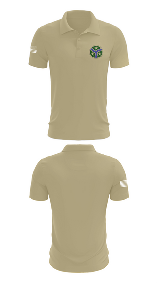 Short Sleeve Performance Polo, 278th Armored Cavalry Regiment, National Guard, Teamtime, Team time, sublimation, custom sports apparel, team uniforms, spirit wear, spiritwear, sports uniforms, custom shirts, team store, custom team store, fundraiser sports, apparel fundraiser