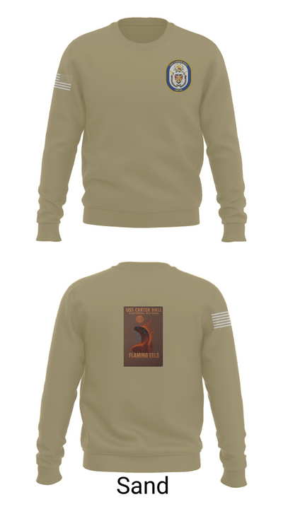 Uss Carter Hall 96042318 Crew Neck Sweatshirt - 81