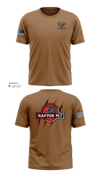 Raptor Platoon, 4-9 CAV 26880110 Short Sleeve Performance Shirt - 40