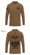1226 EN DET Long Sleeve Performance Shirt with hood - 6