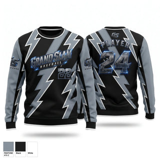 Crew Neck Sweatshirt, Grand slam baseball, Baseball, Teamtime, Team time, sublimation, custom sports apparel, team uniforms, spirit wear, spiritwear, sports uniforms, custom shirts, team store, custom team store, fundraiser sports, apparel fundraiser