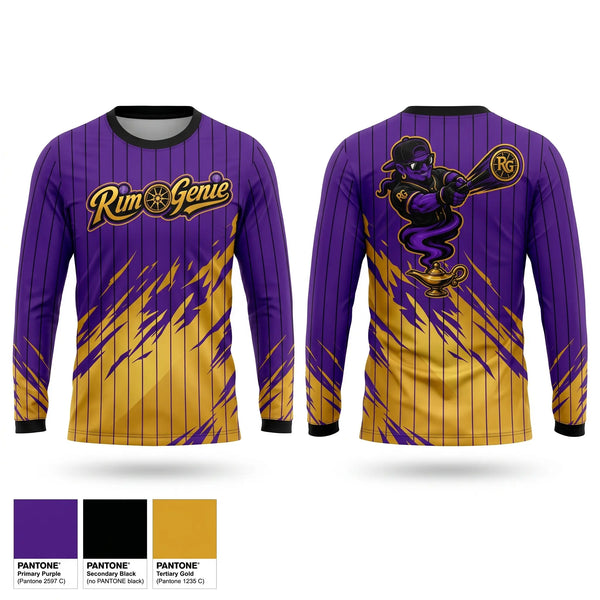 Long Sleeve Performance Shirt, Rim Genie, Softball, Teamtime, Team time, sublimation, custom sports apparel, team uniforms, spirit wear, spiritwear, sports uniforms, custom shirts, team store, custom team store, fundraiser sports, apparel fundraiser