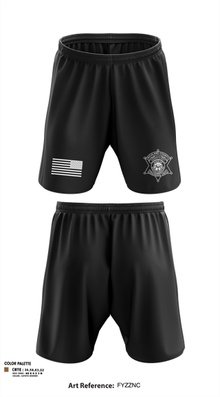 Athletic Shorts With Pockets, Richland County Sheriff's Department Training Unit, Police, Teamtime, Team time, sublimation, custom sports apparel, team uniforms, spirit wear, spiritwear, sports uniforms, custom shirts, team store, custom team store, fundraiser sports, apparel fundraiser