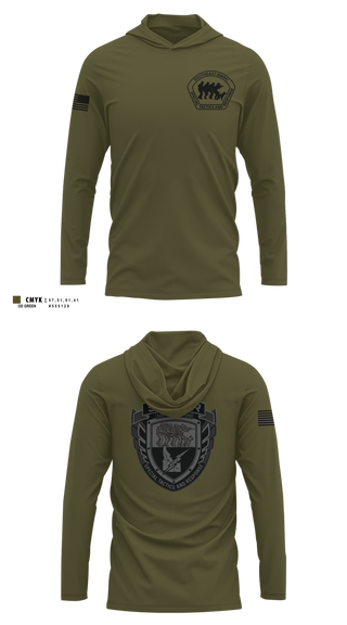Long Sleeve Performance Shirt with hood, STAR Team, Police, Teamtime, Team time, sublimation, custom sports apparel, team uniforms, spirit wear, spiritwear, sports uniforms, custom shirts, team store, custom team store, fundraiser sports, apparel fundraiser