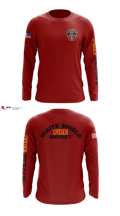 White Shield Fire Department Long Sleeve Performance Shirt 4