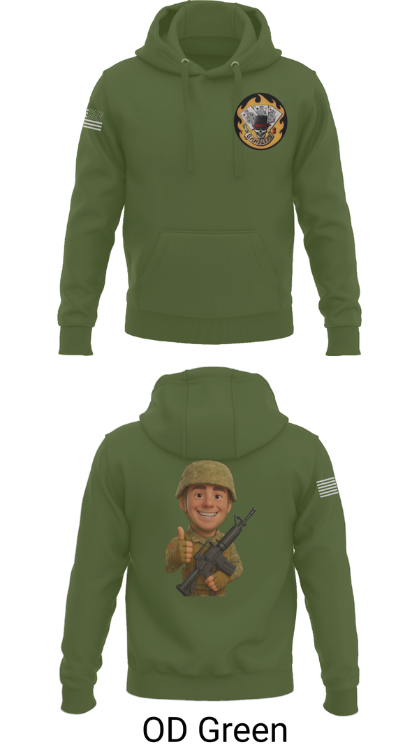 Hoodie, 2-69 GCo, Army, Teamtime, Team time, sublimation, custom sports apparel, team uniforms, spirit wear, spiritwear, sports uniforms, custom shirts, team store, custom team store, fundraiser sports, apparel fundraiser