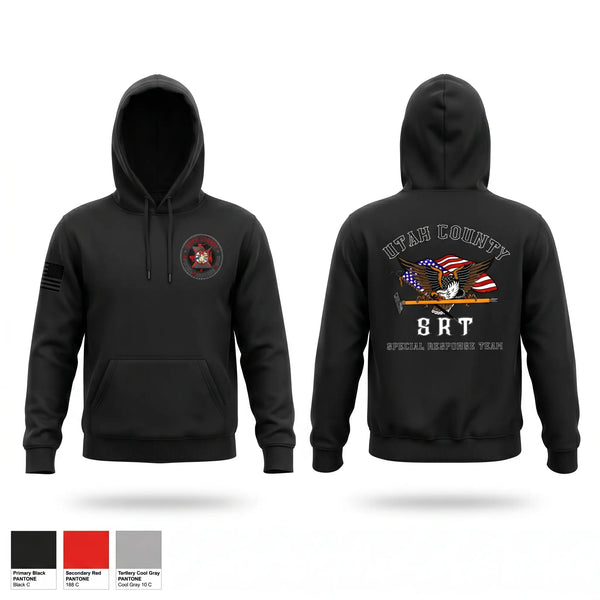 Hoodie, Utah County SRT, Fire Department, Teamtime, Team time, sublimation, custom sports apparel, team uniforms, spirit wear, spiritwear, sports uniforms, custom shirts, team store, custom team store, fundraiser sports, apparel fundraiser
