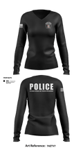 Delaware Alcohol and Tobacco Enforcement 11636713 Women's Long Sleeve V-neck Shirt - 15