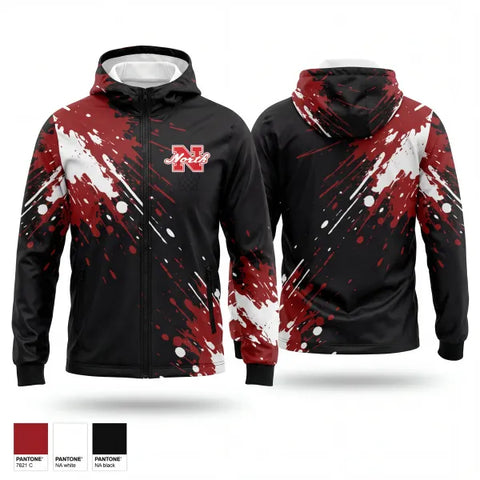 Windbreaker, North Attleboro, Women's Basketball, Teamtime, Team time, sublimation, custom sports apparel, team uniforms, spirit wear, spiritwear, sports uniforms, custom shirts, team store, custom team store, fundraiser sports, apparel fundraiser
