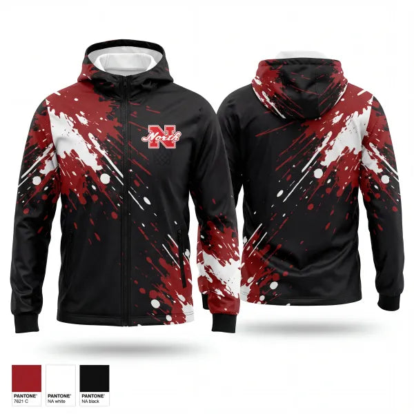 Windbreaker, North Attleboro, Women's Basketball, Teamtime, Team time, sublimation, custom sports apparel, team uniforms, spirit wear, spiritwear, sports uniforms, custom shirts, team store, custom team store, fundraiser sports, apparel fundraiser