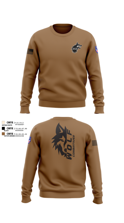 Wolf Combatives Crew Neck Sweatshirt - 106