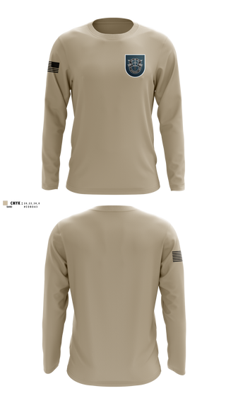 Long Sleeve Performance Shirt, 2nd Battalion 19th SFG (Airborne), Army, Teamtime, Team time, sublimation, custom sports apparel, team uniforms, spirit wear, spiritwear, sports uniforms, custom shirts, team store, custom team store, fundraiser sports, apparel fundraiser