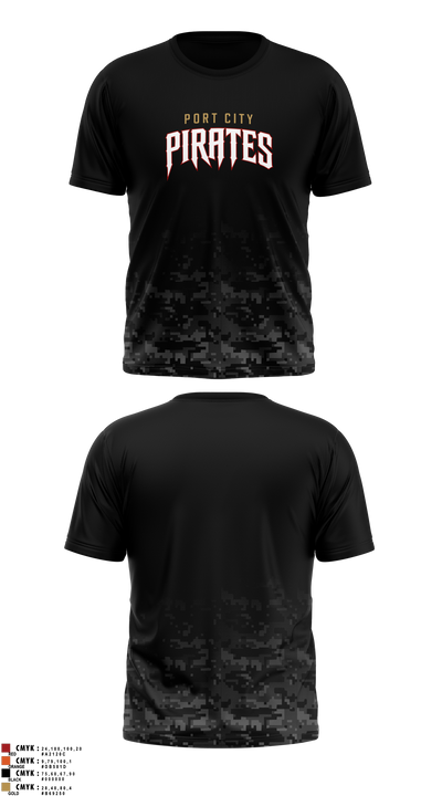 Port City Pirates Short Sleeve Performance Shirt - 3