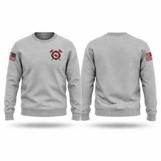 Crew Neck Sweatshirt, Menchalville Fire Department, Fire Department, Teamtime, Team time, sublimation, custom sports apparel, team uniforms, spirit wear, spiritwear, sports uniforms, custom shirts, team store, custom team store, fundraiser sports, apparel fundraiser