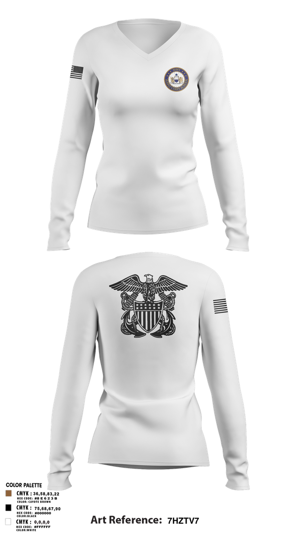 Womens Long Sleeve Vneck Shirt, NSCS, , Teamtime, Team time, sublimation, custom sports apparel, team uniforms, spirit wear, spiritwear, sports uniforms, custom shirts, team store, custom team store, fundraiser sports, apparel fundraiser