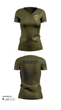 Comanche County Sheriffs Office Women's Short Sleeve V-neck Shirt - 21