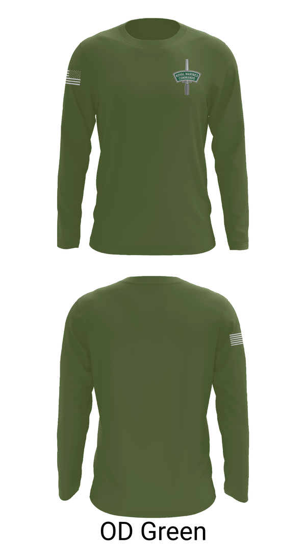 Long Sleeve Performance Shirt, 40 commando RM, Marines, Teamtime, Team time, sublimation, custom sports apparel, team uniforms, spirit wear, spiritwear, sports uniforms, custom shirts, team store, custom team store, fundraiser sports, apparel fundraiser