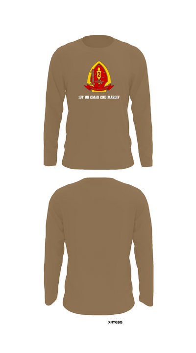 1st Bn 2mar 2nd MarDiv 35824328 Long Sleeve Performance Shirt 12