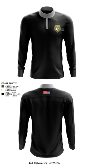 Quarter Zip Jacket, PM C2 Transport, Army, Teamtime, Team time, sublimation, custom sports apparel, team uniforms, spirit wear, spiritwear, sports uniforms, custom shirts, team store, custom team store, fundraiser sports, apparel fundraiser