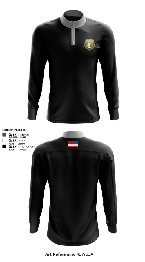 Quarter Zip Jacket, PM C2 Transport, Army, Teamtime, Team time, sublimation, custom sports apparel, team uniforms, spirit wear, spiritwear, sports uniforms, custom shirts, team store, custom team store, fundraiser sports, apparel fundraiser