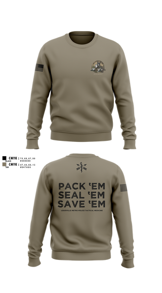 Crew Neck Sweatshirt, LMPD HSO TRT, Police, Teamtime, Team time, sublimation, custom sports apparel, team uniforms, spirit wear, spiritwear, sports uniforms, custom shirts, team store, custom team store, fundraiser sports, apparel fundraiser