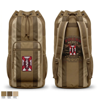 Gear Bag, 75th Field Hospital, Army, Teamtime, Team time, sublimation, custom sports apparel, team uniforms, spirit wear, spiritwear, sports uniforms, custom shirts, team store, custom team store, fundraiser sports, apparel fundraiser