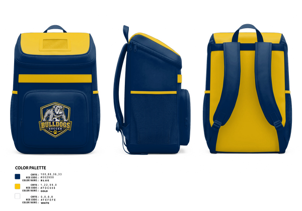 Gear Bag, Bladenboro Bulldogs, Women's Soccer, Teamtime, Team time, sublimation, custom sports apparel, team uniforms, spirit wear, spiritwear, sports uniforms, custom shirts, team store, custom team store, fundraiser sports, apparel fundraiser