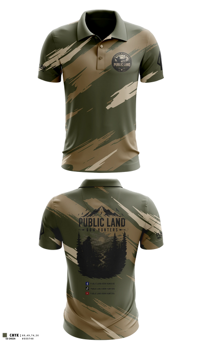 Public Land Bow Hunters Short Sleeve Performance Polo - 4