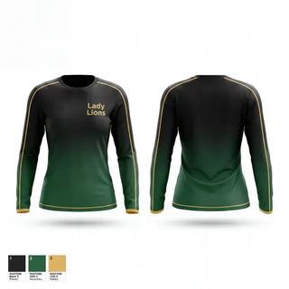 Long Sleeve Performance Shirt, Lady Lions, Women's Soccer, Teamtime, Team time, sublimation, custom sports apparel, team uniforms, spirit wear, spiritwear, sports uniforms, custom shirts, team store, custom team store, fundraiser sports, apparel fundraiser