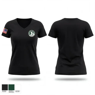 Womens Short Sleeve Vneck Shirt, Staunton Augusta Rescue Squad, EMS/EMT, Teamtime, Team time, sublimation, custom sports apparel, team uniforms, spirit wear, spiritwear, sports uniforms, custom shirts, team store, custom team store, fundraiser sports, apparel fundraiser