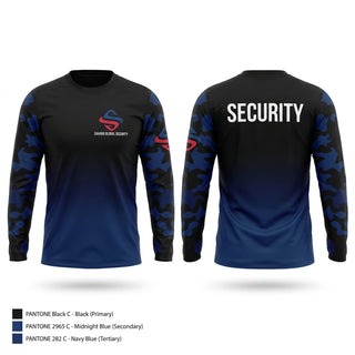 Long Sleeve Performance Shirt, Sahara Global Security, Police, Teamtime, Team time, sublimation, custom sports apparel, team uniforms, spirit wear, spiritwear, sports uniforms, custom shirts, team store, custom team store, fundraiser sports, apparel fundraiser