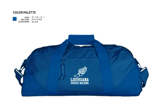 Duffle Bag, Louisiana Speed Racers, Track & Field, Teamtime, Team time, sublimation, custom sports apparel, team uniforms, spirit wear, spiritwear, sports uniforms, custom shirts, team store, custom team store, fundraiser sports, apparel fundraiser
