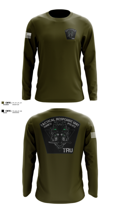 Eunice Police TRU 91634971 Long Sleeve Performance Shirt 2