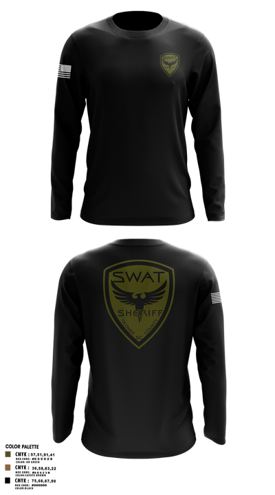 SWAT 89423613 Long Sleeve Performance Shirt 3