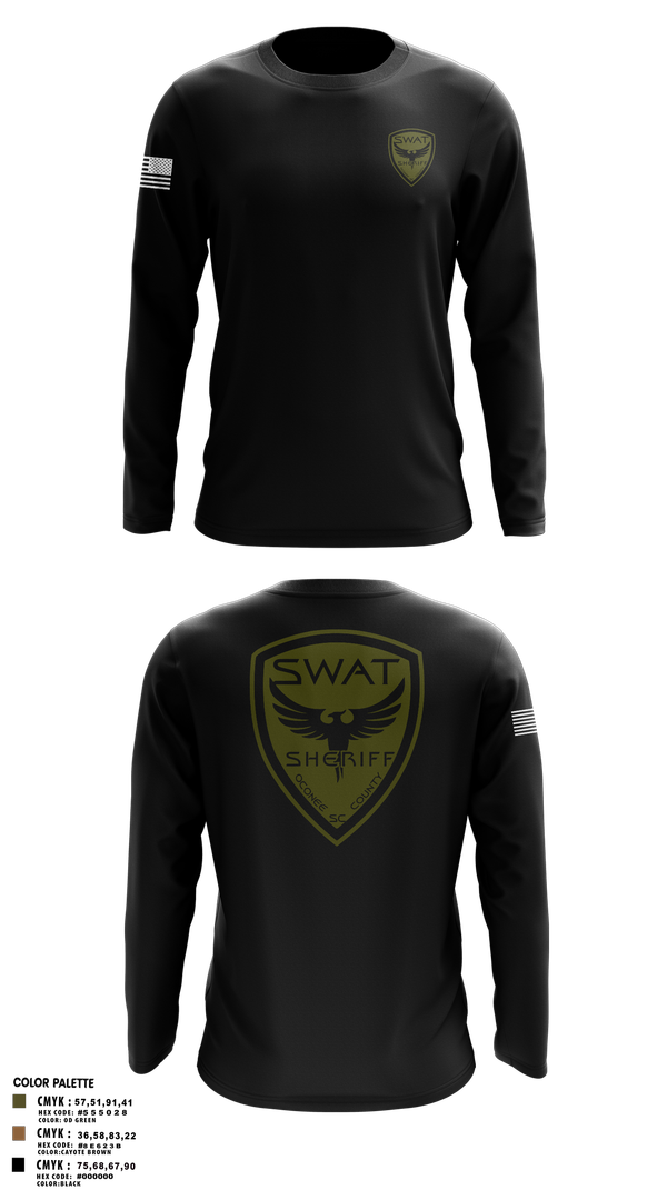Long Sleeve Performance Shirt, SWAT, , Teamtime, Team time, sublimation, custom sports apparel, team uniforms, spirit wear, spiritwear, sports uniforms, custom shirts, team store, custom team store, fundraiser sports, apparel fundraiser