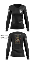 179 HHC Medics Women's Long Sleeve V-neck Shirt - 100
