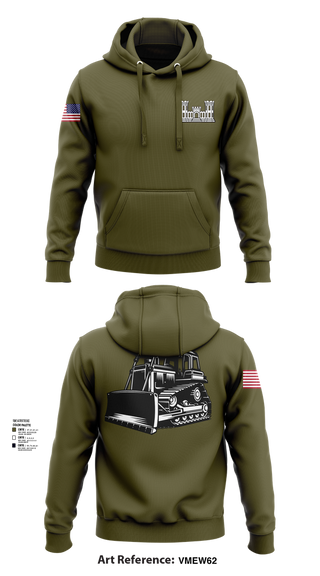 Hoodie, A co 229th Heavy, , Teamtime, Team time, sublimation, custom sports apparel, team uniforms, spirit wear, spiritwear, sports uniforms, custom shirts, team store, custom team store, fundraiser sports, apparel fundraiser