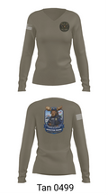 CBP Houlton Maine Use Of Force Training Branch 42953549 Women's Long Sleeve V-neck Shirt - 11