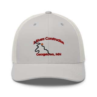 2 Rivers Construction 23011625 Retro Trucker Hat | Yupoong 6606