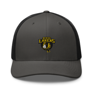 Minto Lakers Basketball Retro Trucker Hat | Yupoong 6606